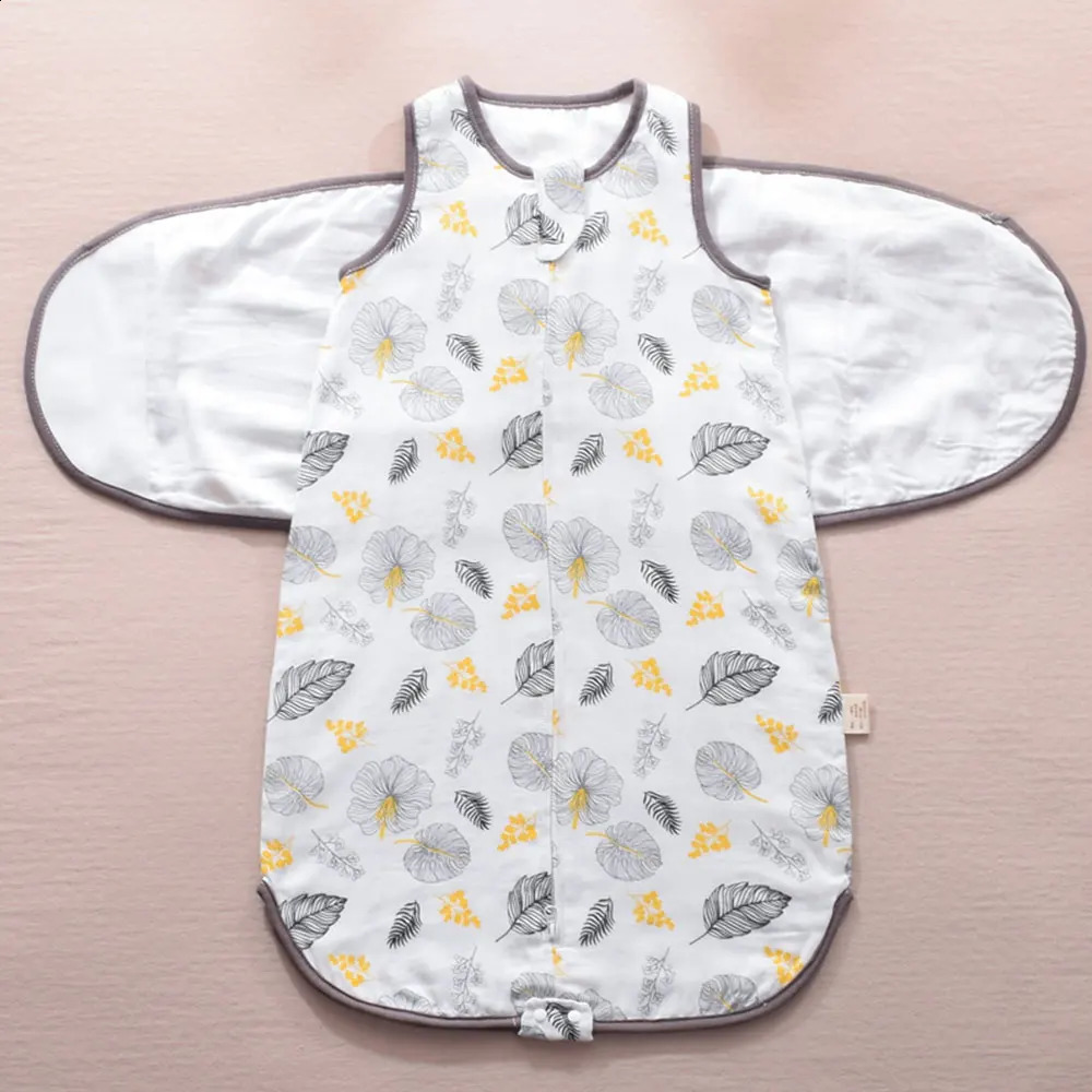 Baby sleeping bag wearable blanket born swallow packaging bag Takasawa bamboo cotton spring 1 Tog sleep bag replaceable diaper 0-24M 241105