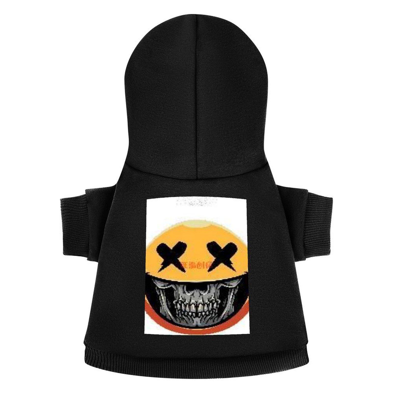 Fashion Pet Hoodie Breathable Long Sleeve Everyday Leisure Dog Clothes Hoodie Black Fine Fabrics Brand Top Hoody