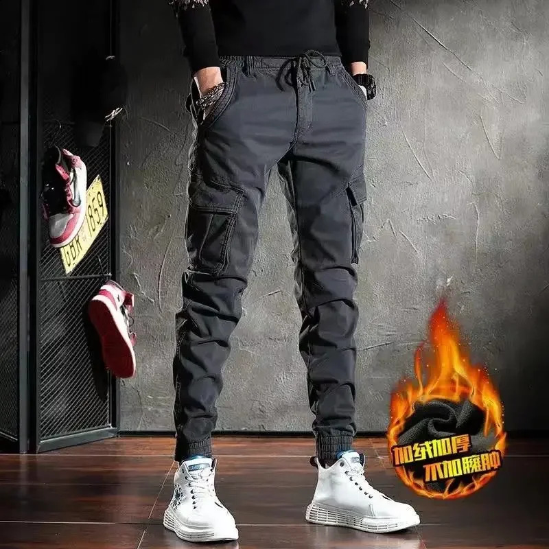 Stylish Camouflage Cargo Pants for Men with Jogging and Casual n Slim Fit Mens Work Tactical Tracksuit Trousers Plus Size 241105