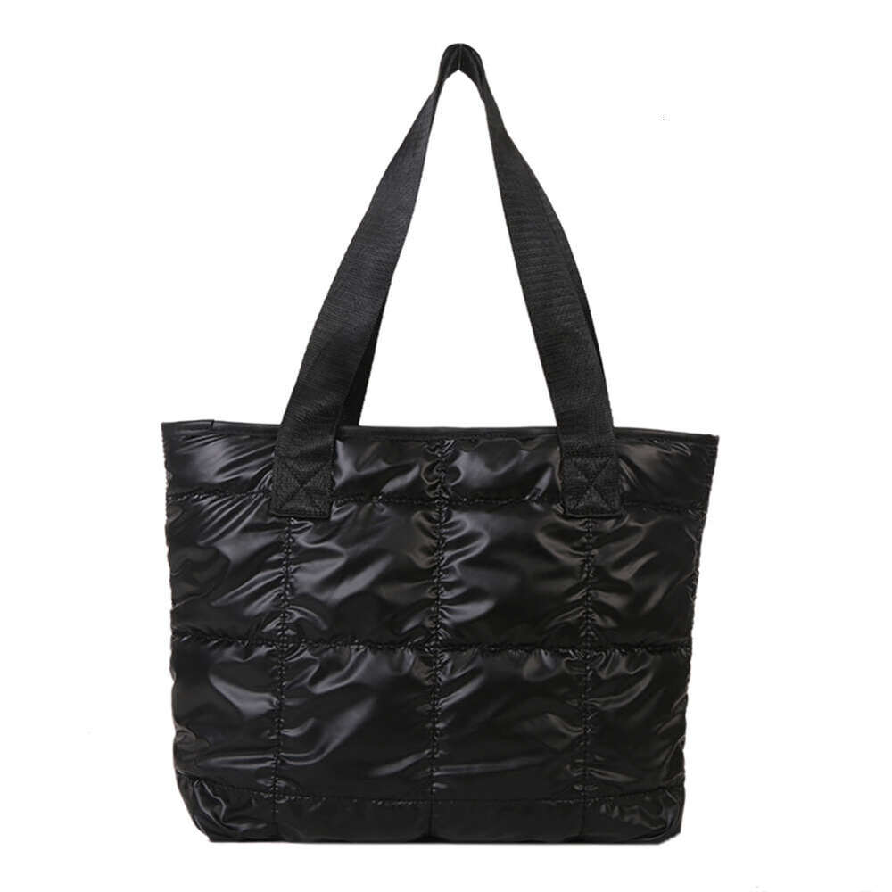 Designer Bag Fashion Ladies Tote Handbags Large Capacity Cotton Padded Shopping Bag Rhombus Portable Handbag Quilted Solid For Leisure Travel
