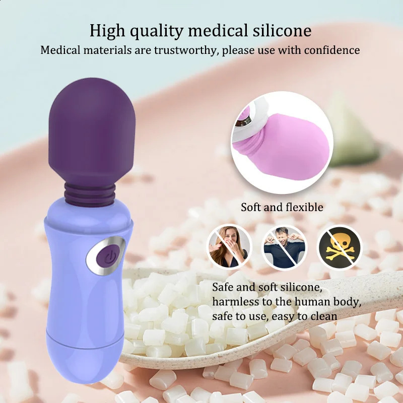 10 Speeds AV Magic Wand Powerful Clitoris Vibrator For Women G spot Massager Stimulator Female Masturbator Sex Toys Adults 241105