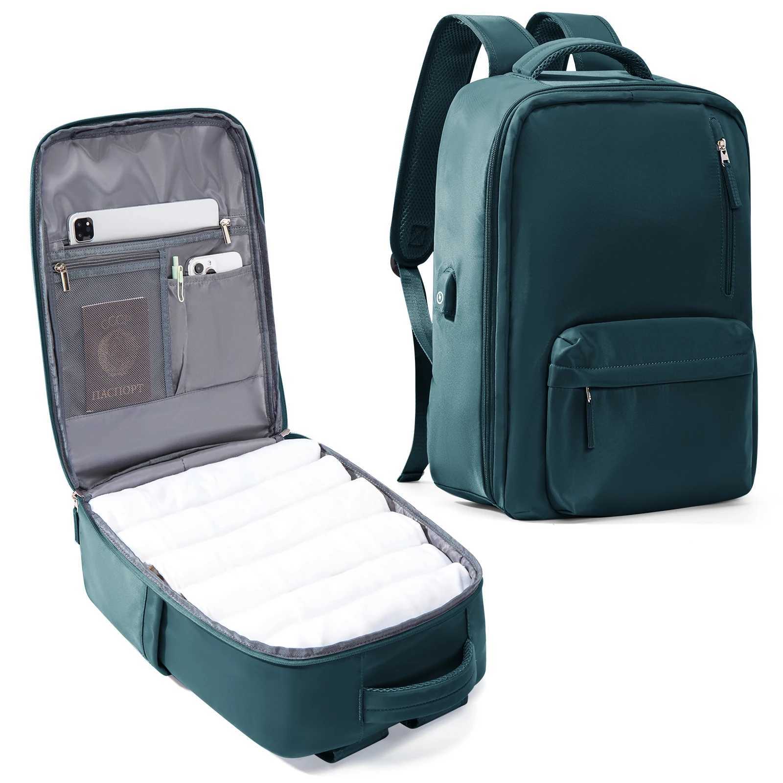 Large Travel Backpack for Women Men Carry on Flight Approved 15 6 Inch Laptop Daypack with Usb Charging Port 241105