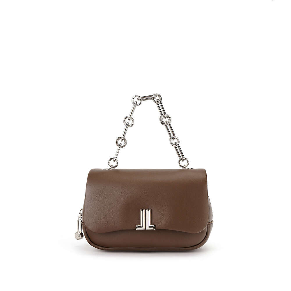 Genuine Leather Design Chain Ladies Purse And Handbags Simple Fashion Shoulder Crossbody Bags For Women