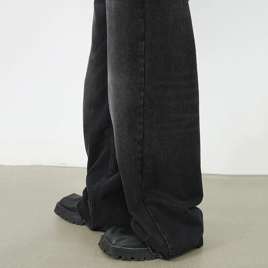 Vintage Baggy Jeans Men Black Blue Loose Straight Denim Pants Streetwear Retro Trousers Hip Hop Harajuku 241105