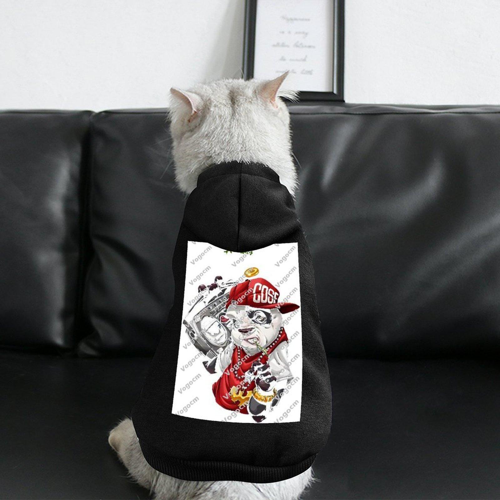 Stylist Hoodie Dog Long Sleeve Everyday Leisure Hoodie for Pet Cartoon Print XS-2XL Micro Elastic Fabrics Soft Clothings