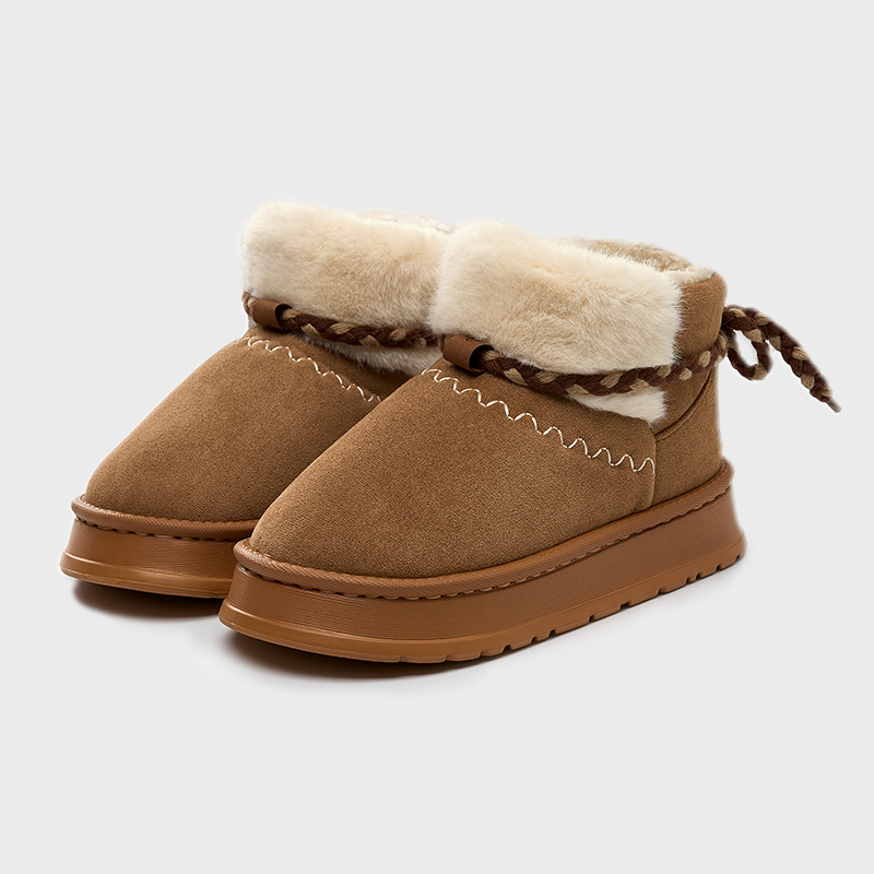 2024 new free shipping designer boots snow fur furry flurry winter boots ankle shoes platform martin boot womens booties