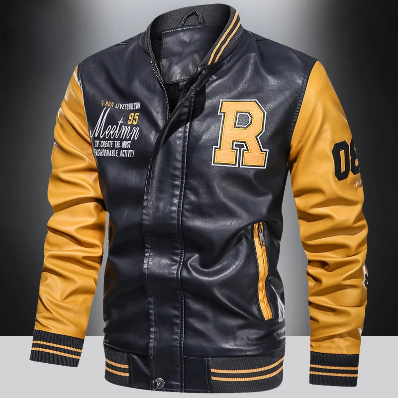 Motorcycle Wear Men Racing Motorcoss Jacket Winter Motorbike Clothing Protector Waterproof Moto PU Leather 241105