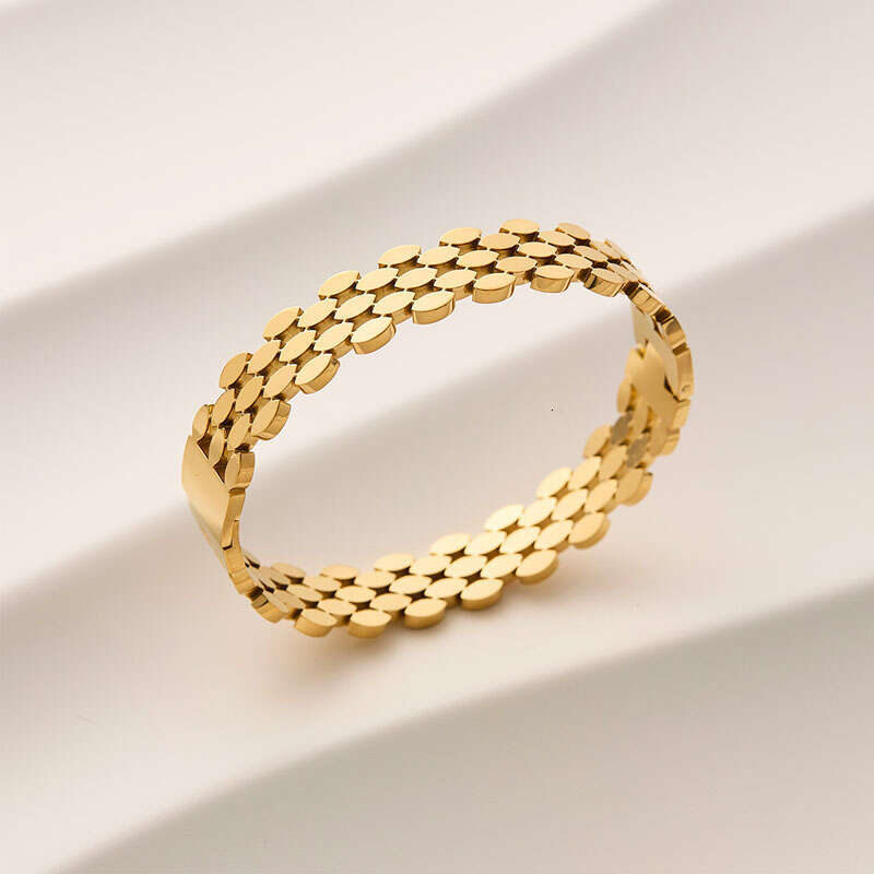 Steel Stainless Hot Fashion New Jewelry 2025 Honeycomb Bracelet for Woman's Jewelry Gold Color Wristband Bangles Party Gift