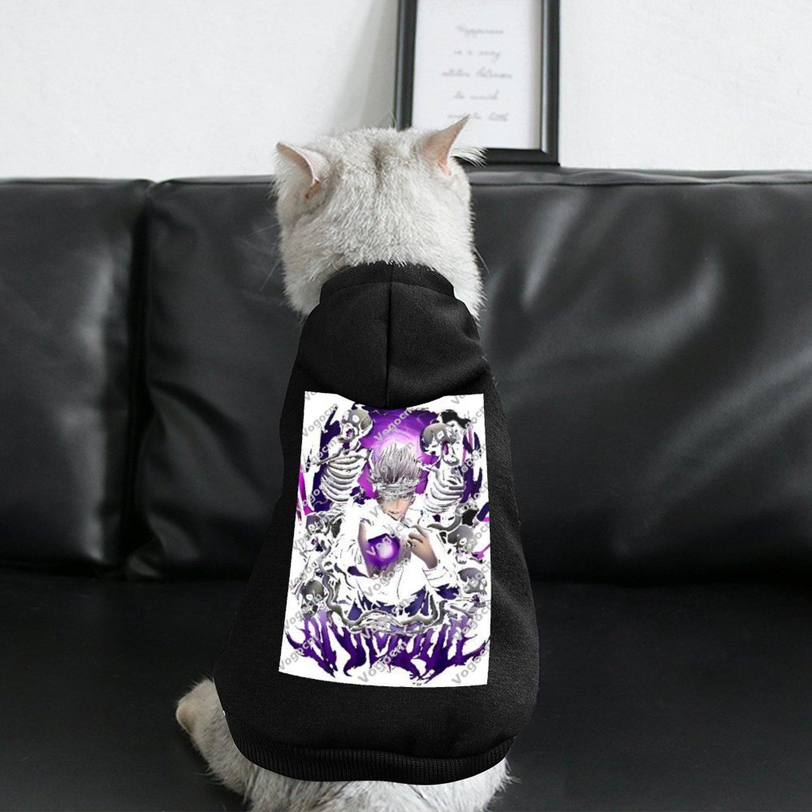 Stylist Cat Hoodie Long Sleeve Hip Hop Pets Hoodie Customized Printed Fine Fabrics High Quality Pullover Hoodie