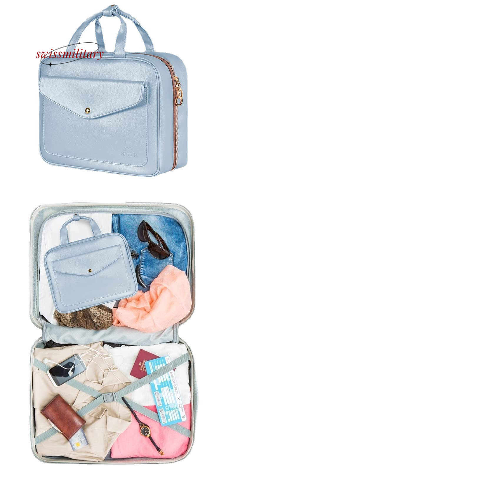 Waterproof portable makeup bag, storage, wash set, travel storage bag #38 swissmilitary