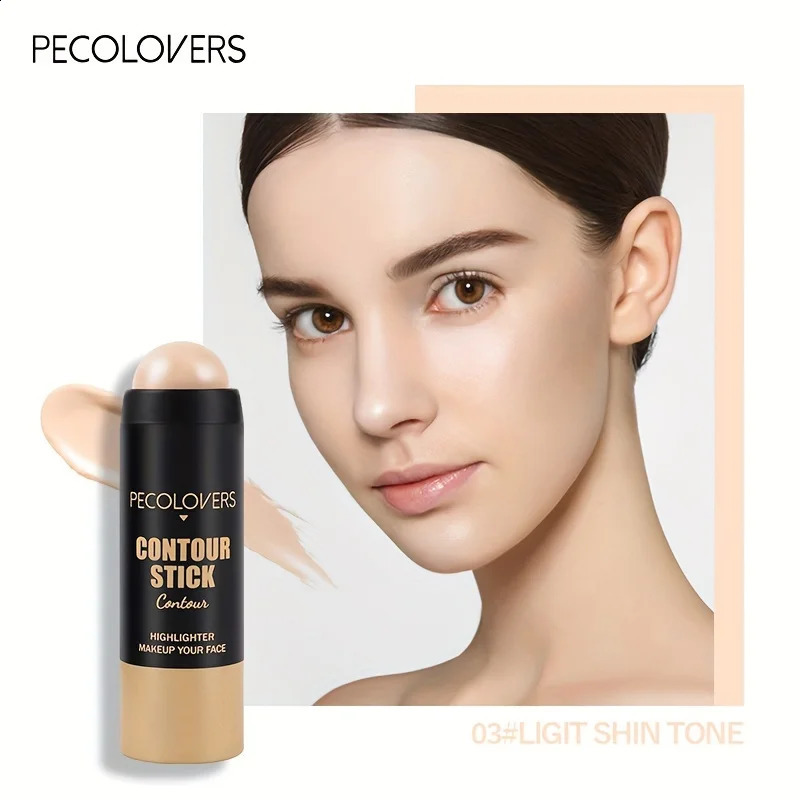 1PC 3-in-1 Highlighter Concealer Bronzer 3D Contour Boost Makeup Stick For Natural 3D Face Makeup 241105