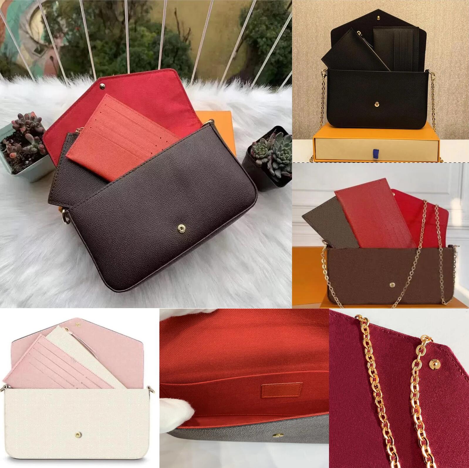 Luxury Designer Messenger High Quality Leather Crossbody Bags Pochette Felicie Bags Handbags Purses Designers Shoulder Bags Woman Handbags wallet Evening Bags