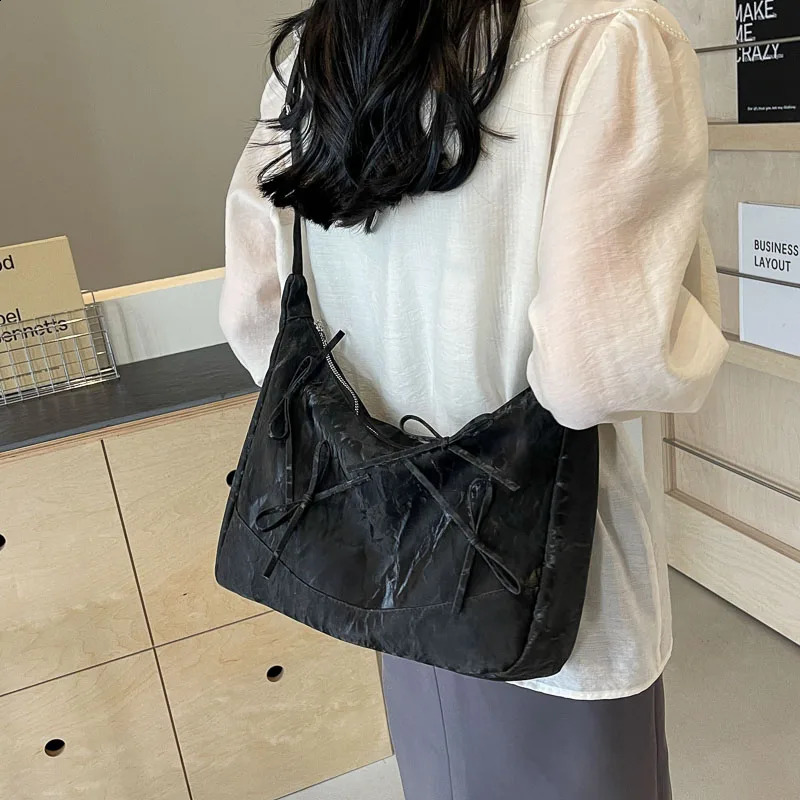 Sweet Bow Crossbody Bags for Women Y2K Korean Fashion Handbags and Wallets Womens Shoulder Bags 241105