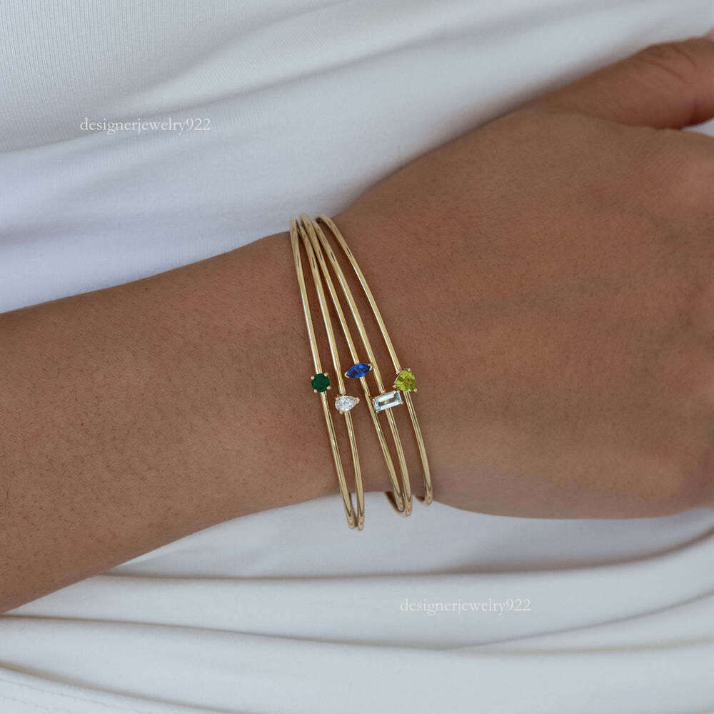 Stainless high praise hot artistic style December birthday stone titanium steel inlaid zircon electroplating bracelet