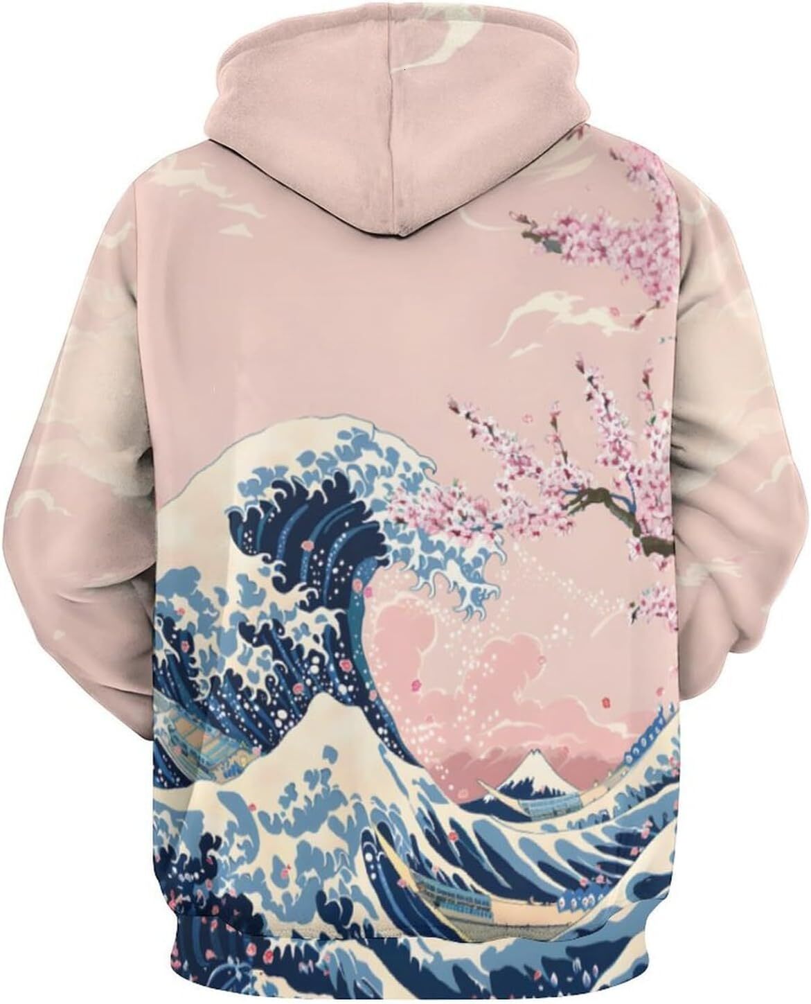 Hoodie for Mens Unisex 3D Digital Print Sweatshirts Hooded Top Galaxy Pattern Pullover Hoodie Graphic Hoodies sweatshirt pink