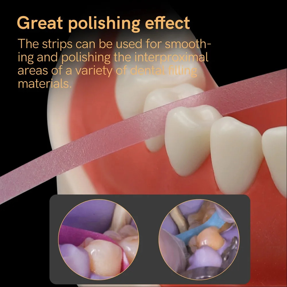Odonto sem Galantia Dental Polishing Strip Roll Resin Teeth Grinding Sanding Shaping Dentist Material Tooth Whitening Tool 241105