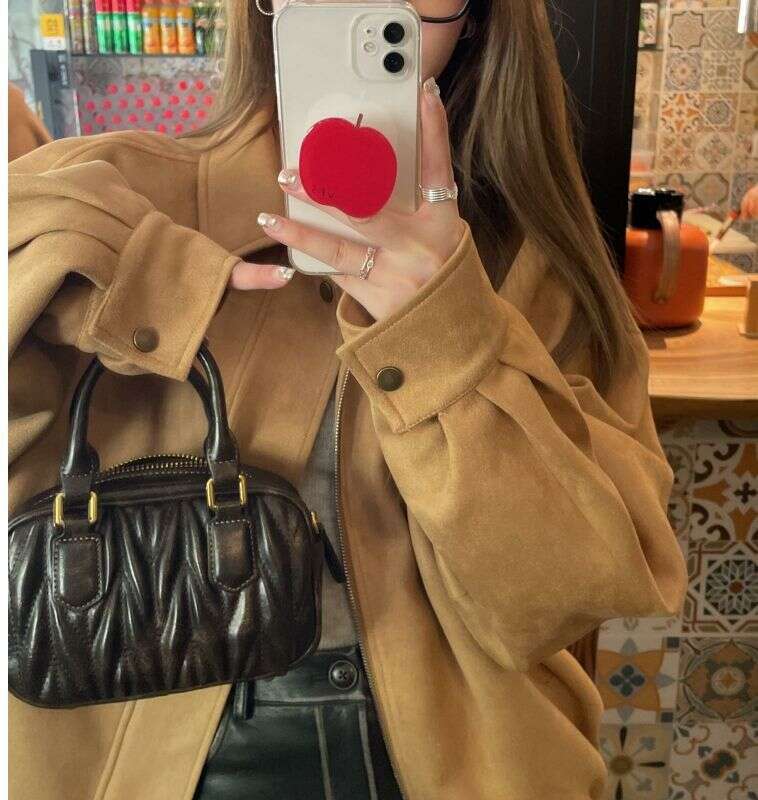Designer Bag JIAERDI Vintage Coffee Messenger Bag Women Retro Hot Girls Handle Folds Y2k Hand Bag Purse Ladies Harajuku Shoulder Bags Handbag handbag
