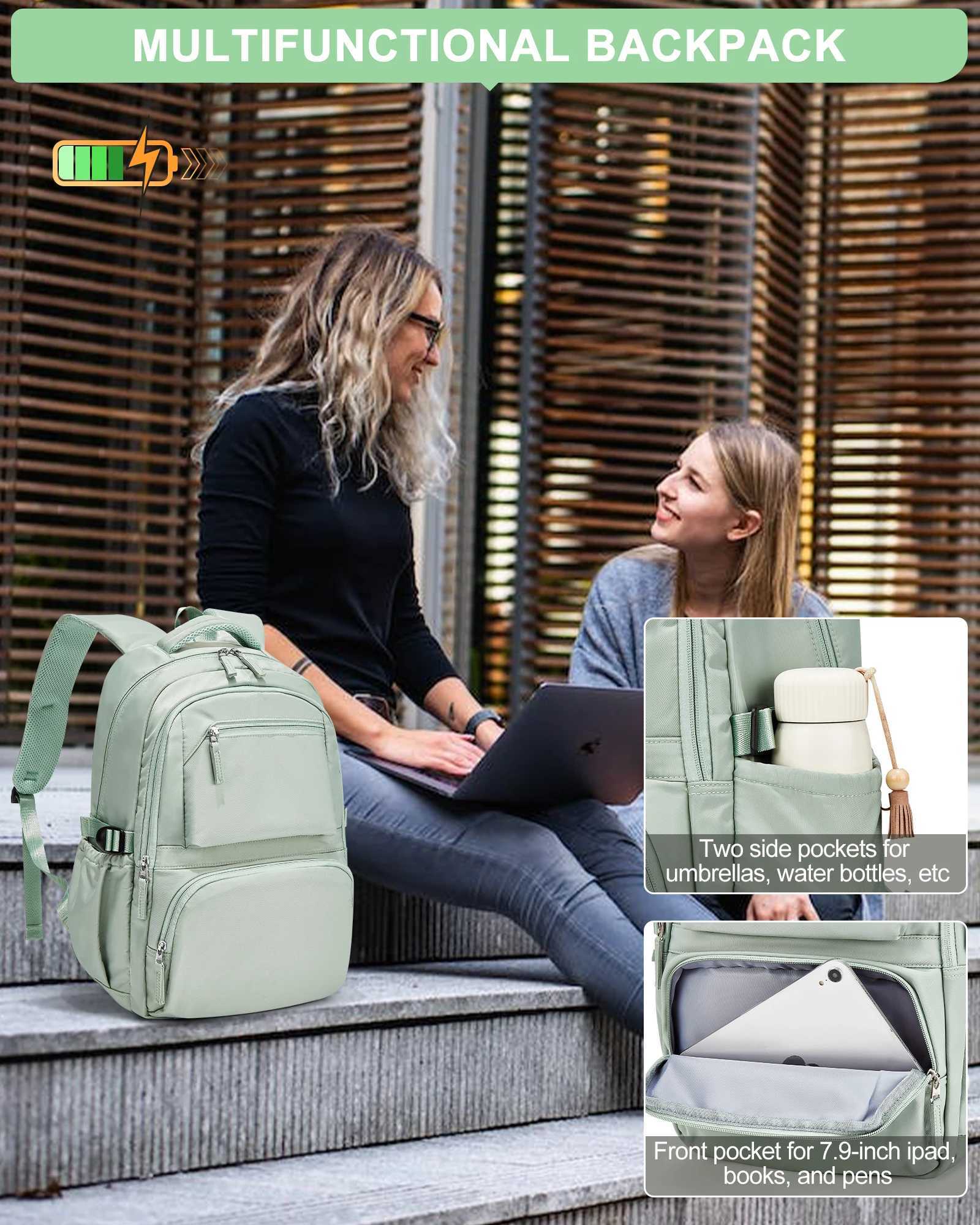 CMM School Backpack for Women Men Bag Boys Girls College Brevite Laptop 241105