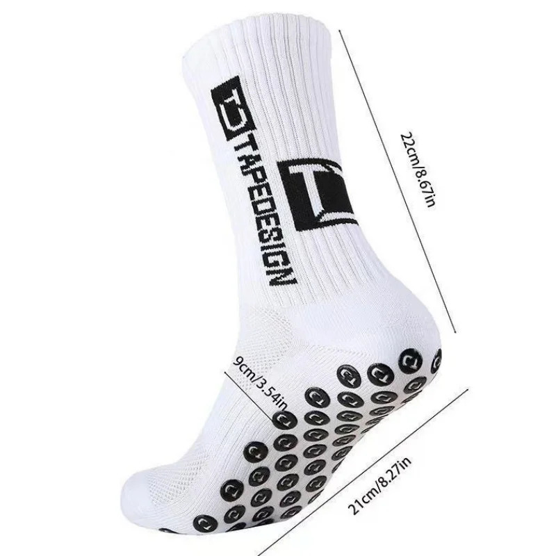 10 pairs of mens non slip silicone sole football socks breathable football tennis basketball grip socks 241104