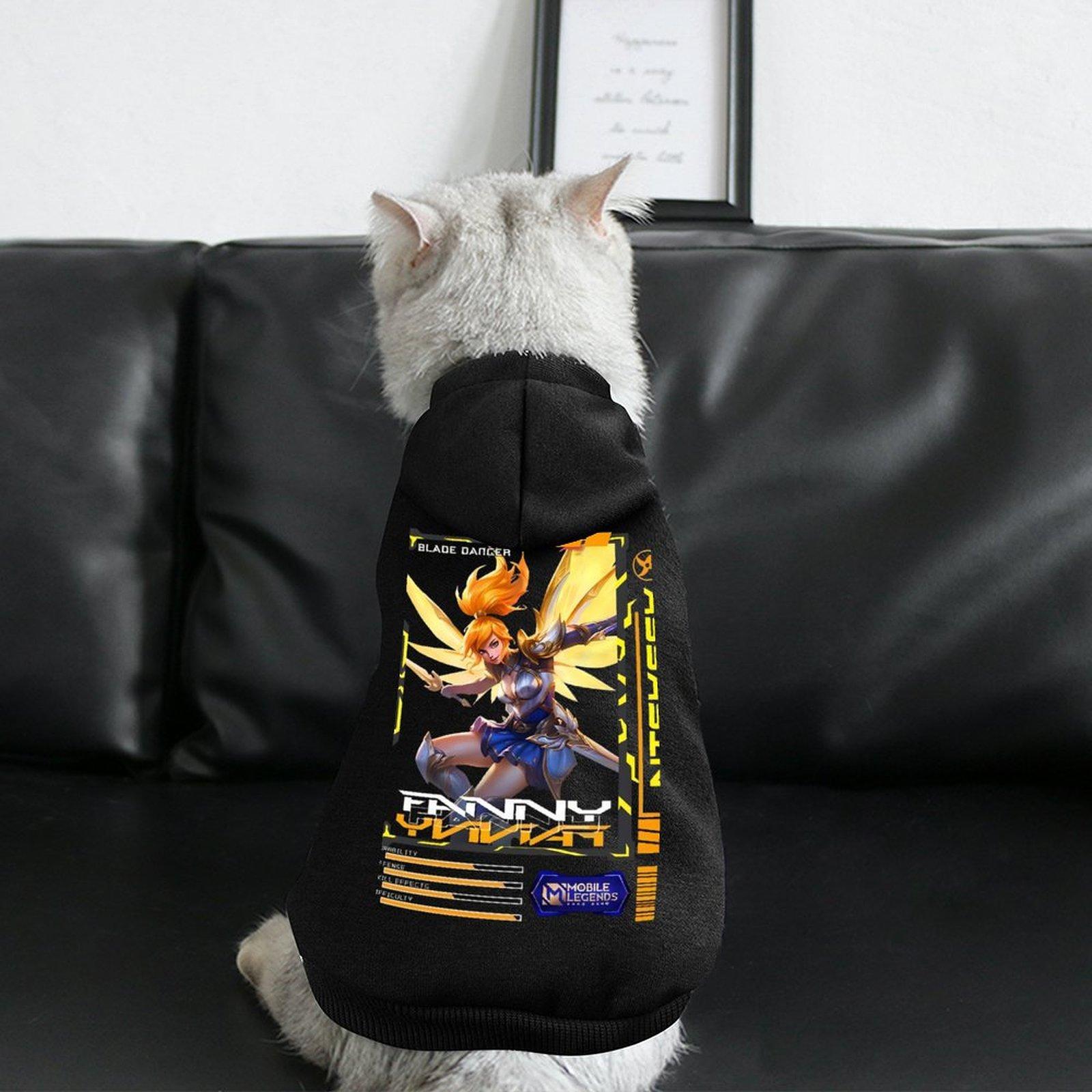 Designer Fashion Dog's Hooded Sweatshirt Breathable Casual Cat Hoodie Free DIY Anti-linting Brand Pullover Hoodie