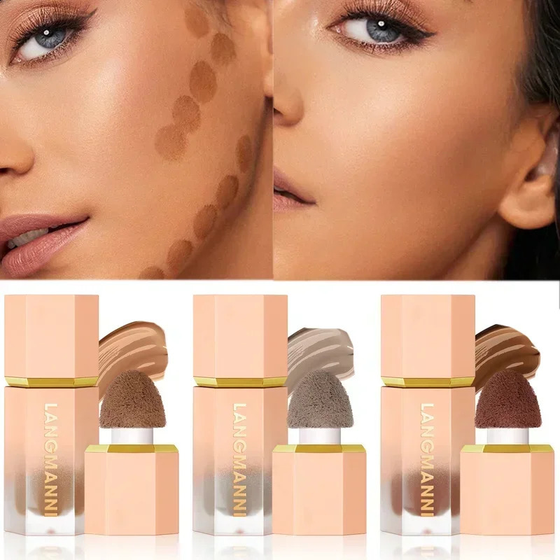 Waterproof Liquid Contour Bronzer Stick Natural Lasting Matte Nose Shadow Contouring Brighten Face Highlighter Cream Face Makeup 241105