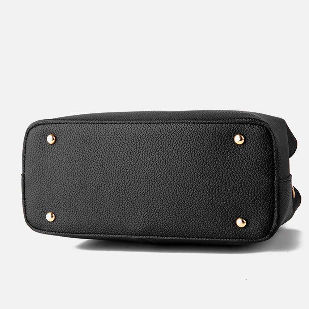 2025 new European and American foreign trade women lychee pattern fashion handbag shoulder oblique span bag