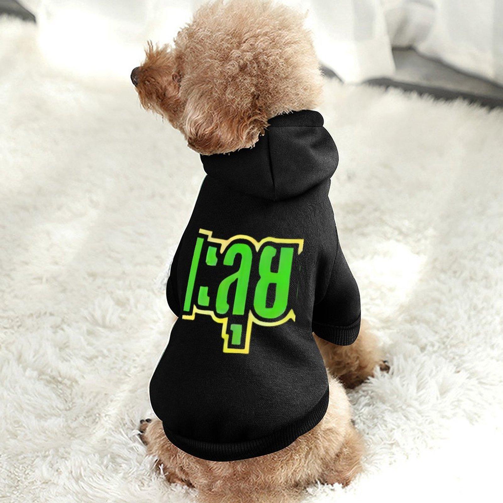 Designer Fashion Dog Hoodie Hooded Breathable Street Hip Hop Cat Hoodie Black Oversized Anti-linting Cool Hoody