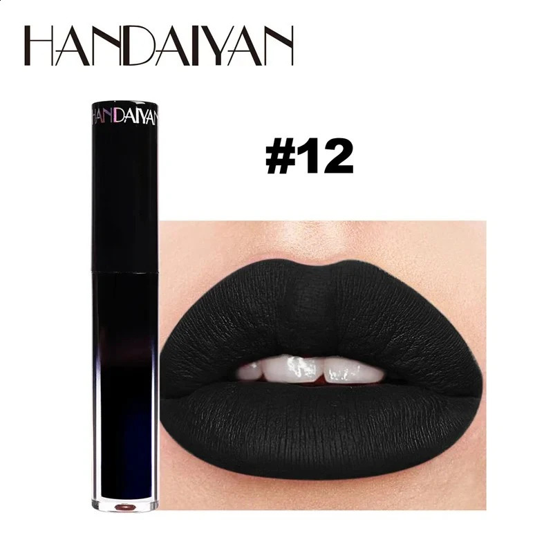 Black Green Purple Lipstick Christmas Halloween Lip Makeup Tint Moisturizing Waterproof Matte Lipstick Waterproof Lip Pigment 241105