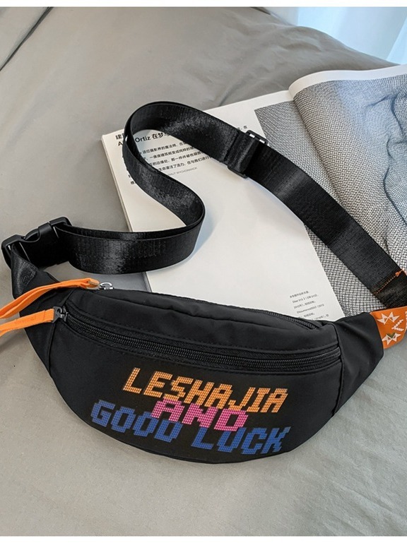 Sports Style Street Chest Men's Casual Versatile Crossbody Trendy Neutral Cool Girl Waist Bag Designer Bags Handbags Women