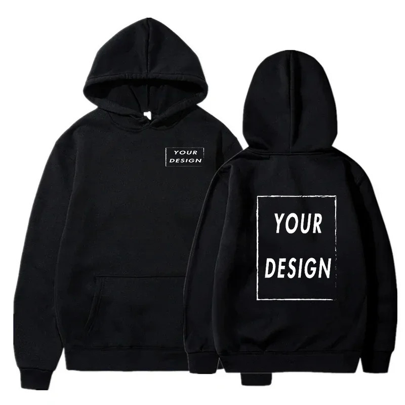 80 Polyester and 20 Cotton Hooded Pullover for Men Women Customized Team Loose Casual Wear with Fashionable Personality 241104