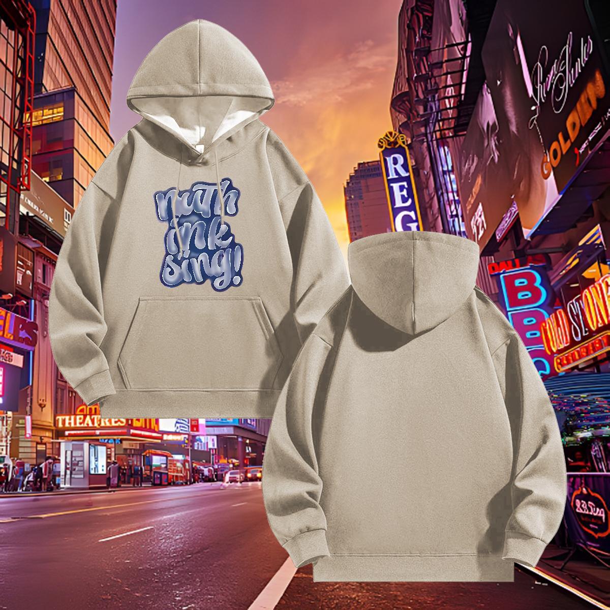 Classic Casual Men's Hooded Sweatshirt Breathable Soft Popular Hoodie Pullover DIY Tops Hoodie Daily Wear Tech Fleece