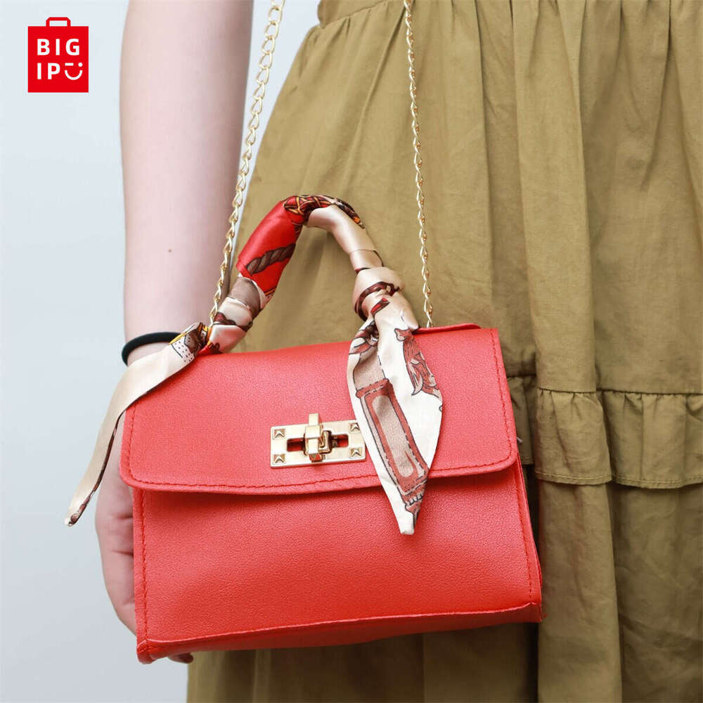 Designer Bag Women Fashion Simplicity Solid Color Handbag Niche Design Silk Scarf Mini Chain Single Shoulder Crossbody Bag Bandolera handbag