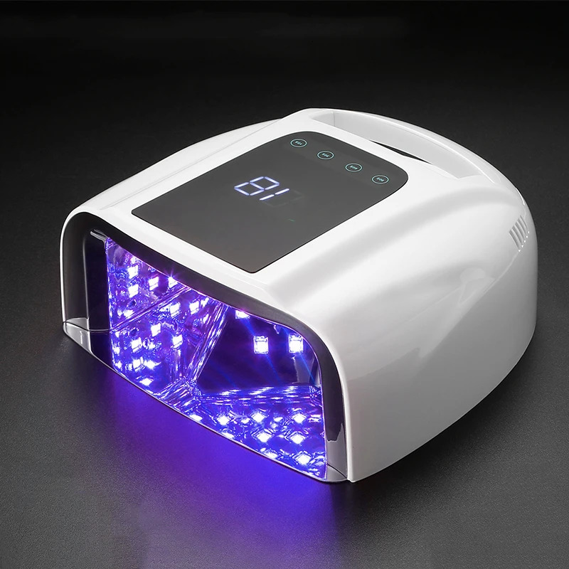 96W Mirror Reflective Bottom Nail Lamp Gel Polish Dryer Manicure Machine UV Light for Nails Professional Nail UV LED Lamp 241104