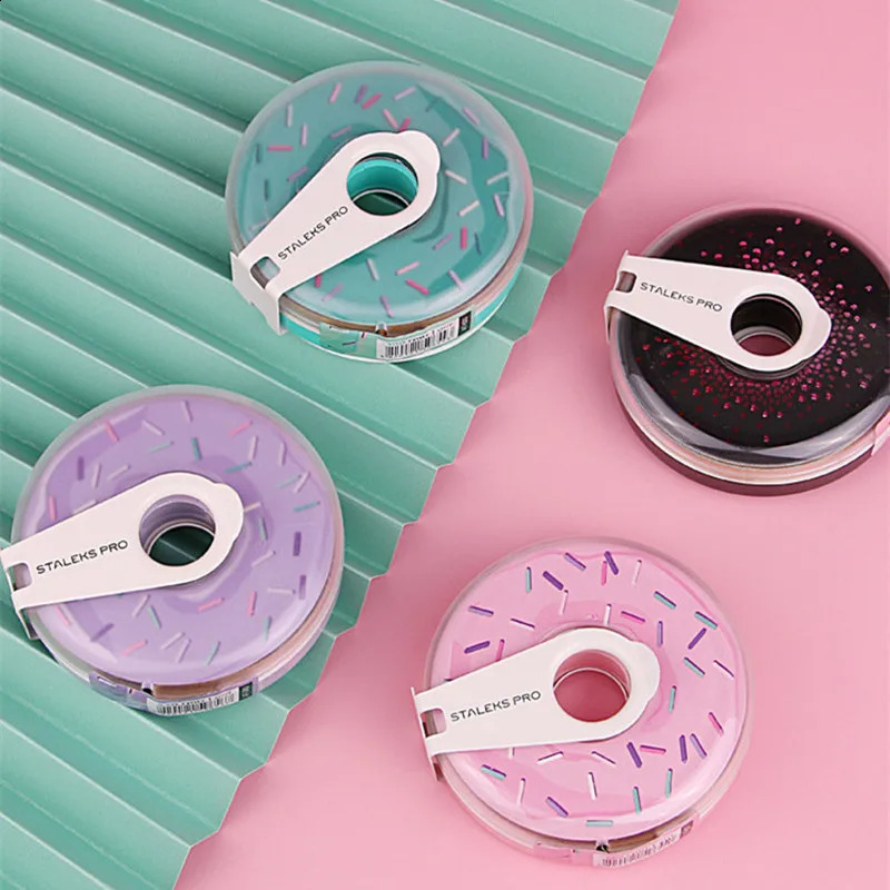 1pc STALEKS Disposable Donuts Frosted Nail Strips Manicure Polishing Strip Nail Art Rubbing Strip Manicure Tool with Saw Cut 241105