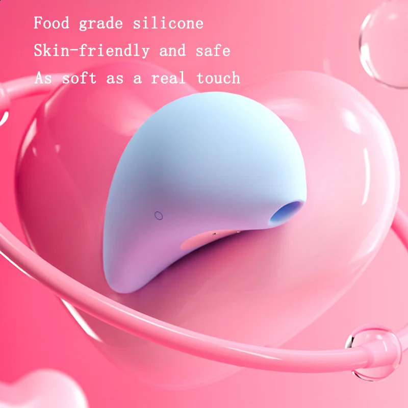 Little Dolphin Sucking Vibration 2 in 1 Mini Vibrating Egg Vibrator Nipple Massager Clitoral Stimulator Female Adult Sex Toy 241105
