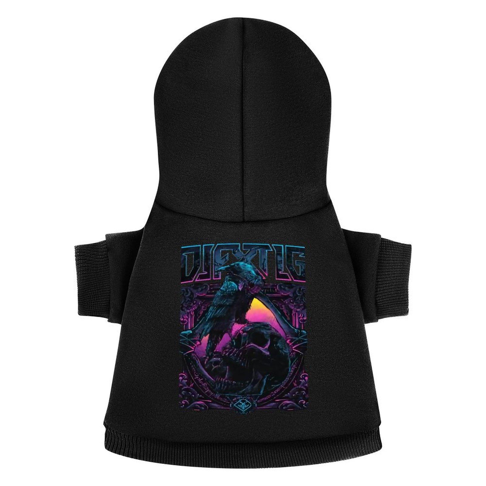 Customized Dog Hooded Sweatshirt Breathable Outdoor Walking Dog Hoodie DIY Oversized Logo Anti-linting Popular Pets