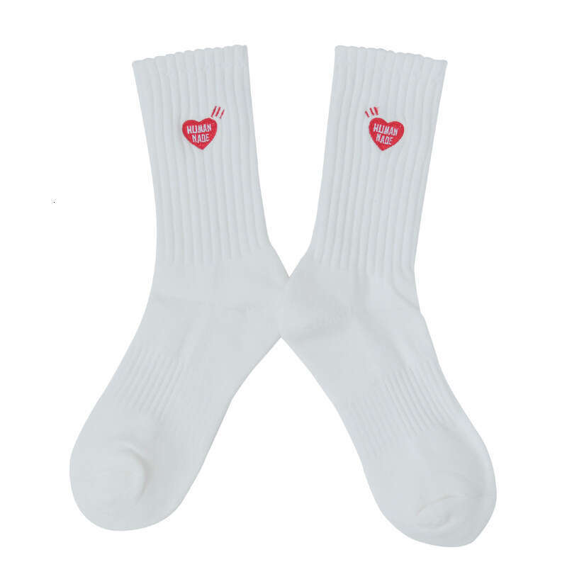 shanshi men socks Plusox Long Mid High Top Knitted Men's and Women's Mesh Love Little Red Heart Embroidered Sports Socks
