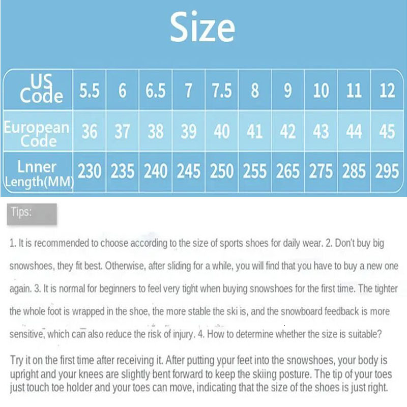 Ski Shoe 2025 New Adult Snowboarding Boot Buckle Quick Snowboard Wear Winter Waterproof Warm Outdoor Skiing Equipment