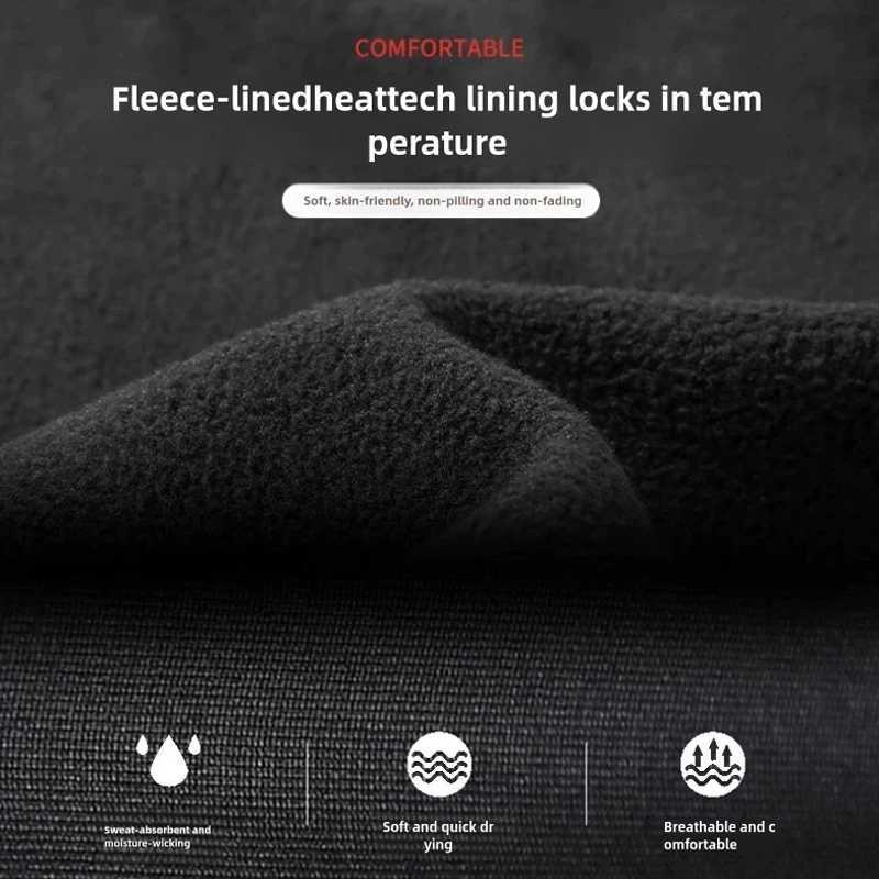 Mens Thermal Shapewear Skiing Warm Base Layer Set Fleeced Shapewear Tops PantsClearance Man Fitness Sports Gym Pants+Shirt LX241104
