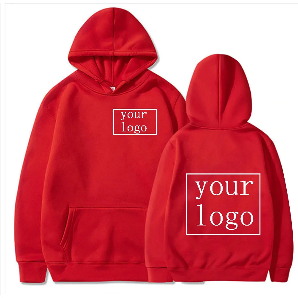 Custom Pattern Your Print Hoodies Men Woman Oversized Hoodie Hooded Sweatshirts Harajuku Pullovers Unisex Tracksuit Clothes 241104