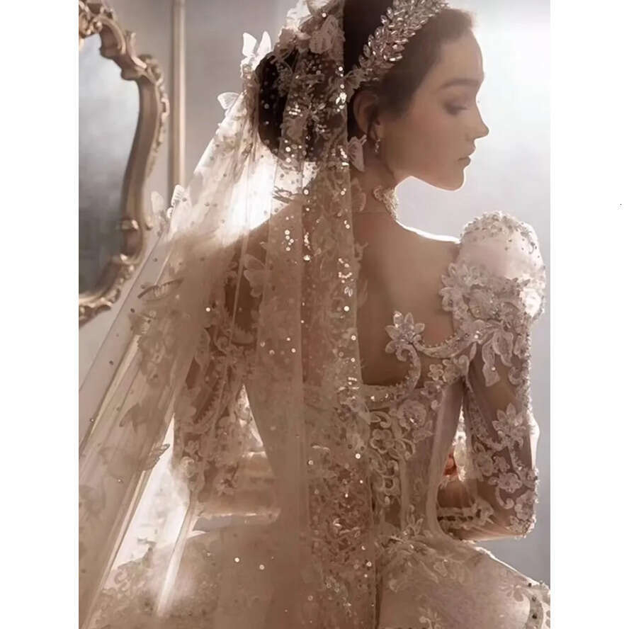 Sleeves Long Modern Wedding Dresses Summer Bohemian A E Appliques Robe De Mariee With Court Plus Size Sweep Train Lace Up Bridal Party Gowns Ppliques 