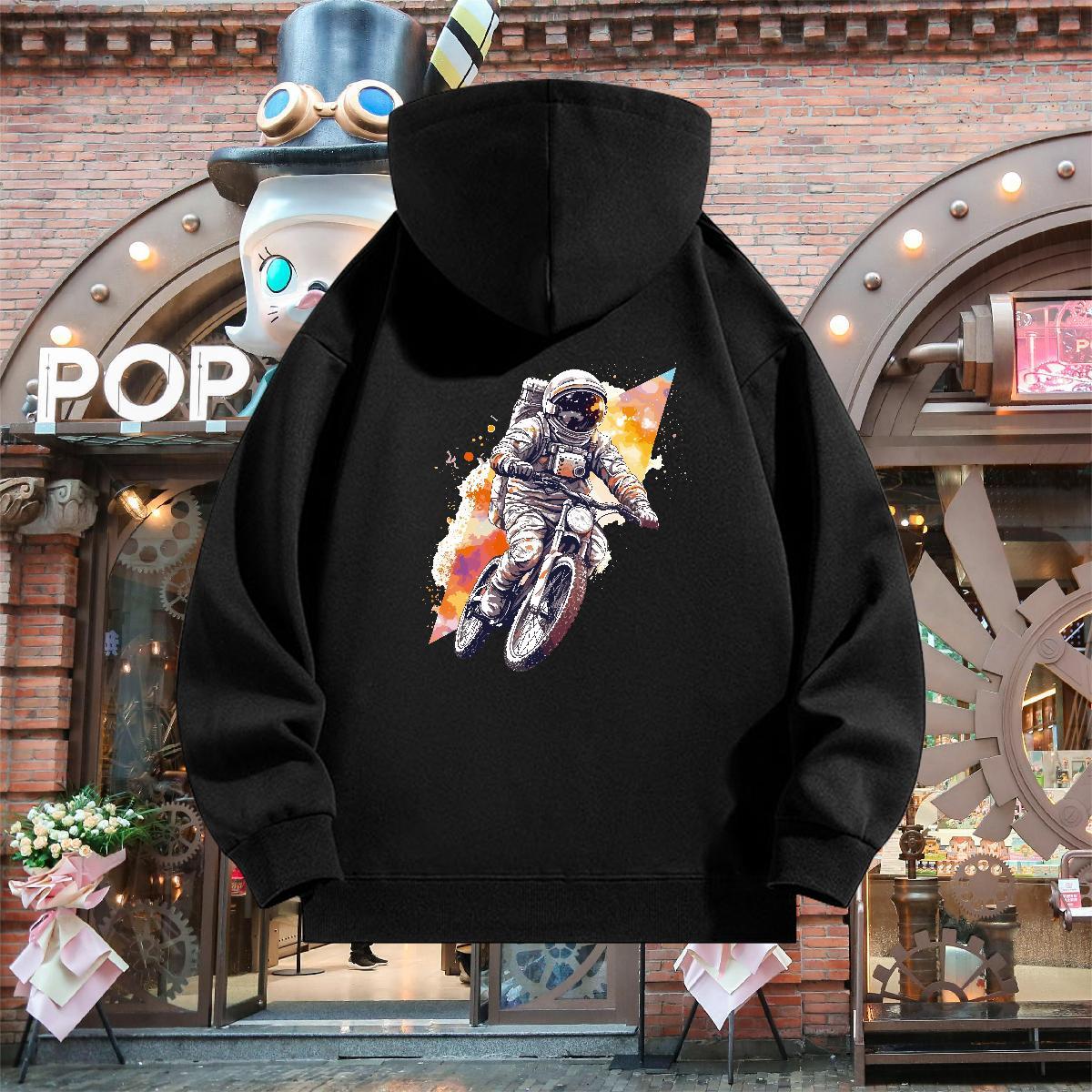 Classic Casual Hoodie For Man Hooded Collar Breathable Loose Hoodie Pullover DIY Logo Oversized Hoody Street Casual Thick Plush