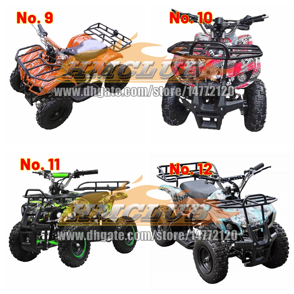 Kids Adult ATV UTV MOTO All-terrain Motorcycle Four Wheels ATV OFF-road 49CC 50CC 2-Stroke Engine Gasoline Racing MOTO For New Year Birthday Holiday G