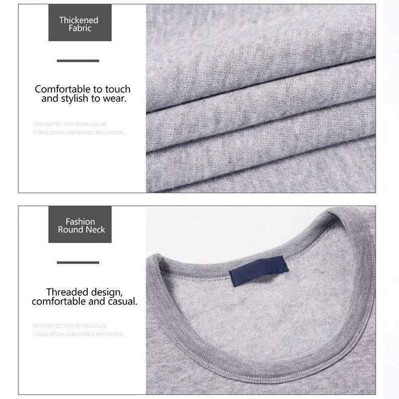 Thermal Underwear For Men Winter Thermos Underwear Set Thickened Bottom Shirt Thick Fleece Pajamas Set Long Johns Plus Velvet LX241104 - view 7