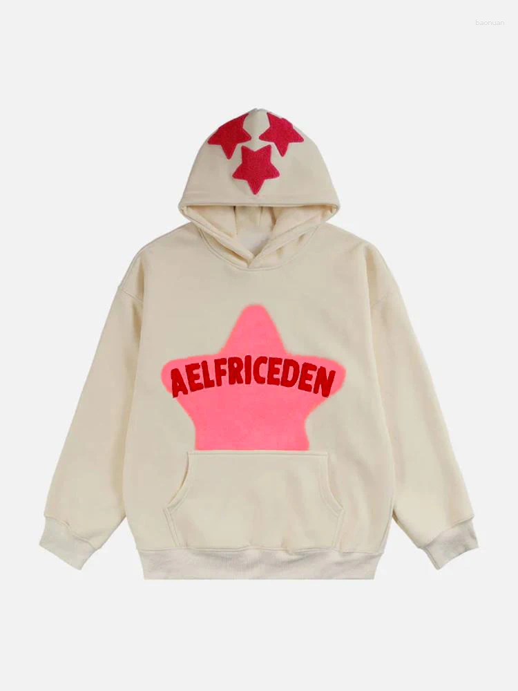 Women's Hoodies 2024 Fall Hip Hop Street Graffiti Hoodie Retro Casual Sports Baggy