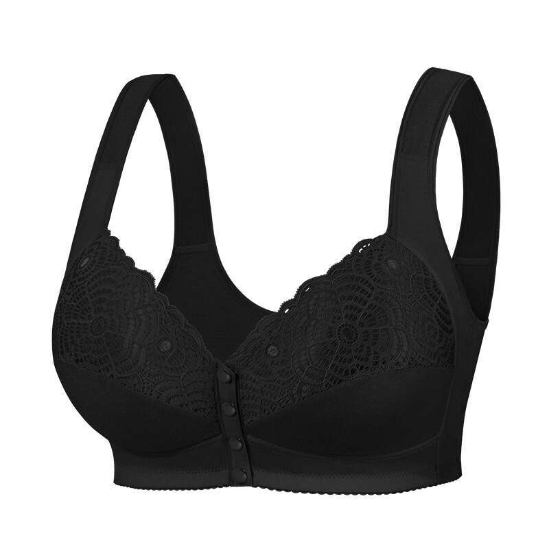 shanshi bra set A-G Cup 36-52 Oversized Bra Size No Steel Hoop Tank Top Creative Lace Front Button Underwear