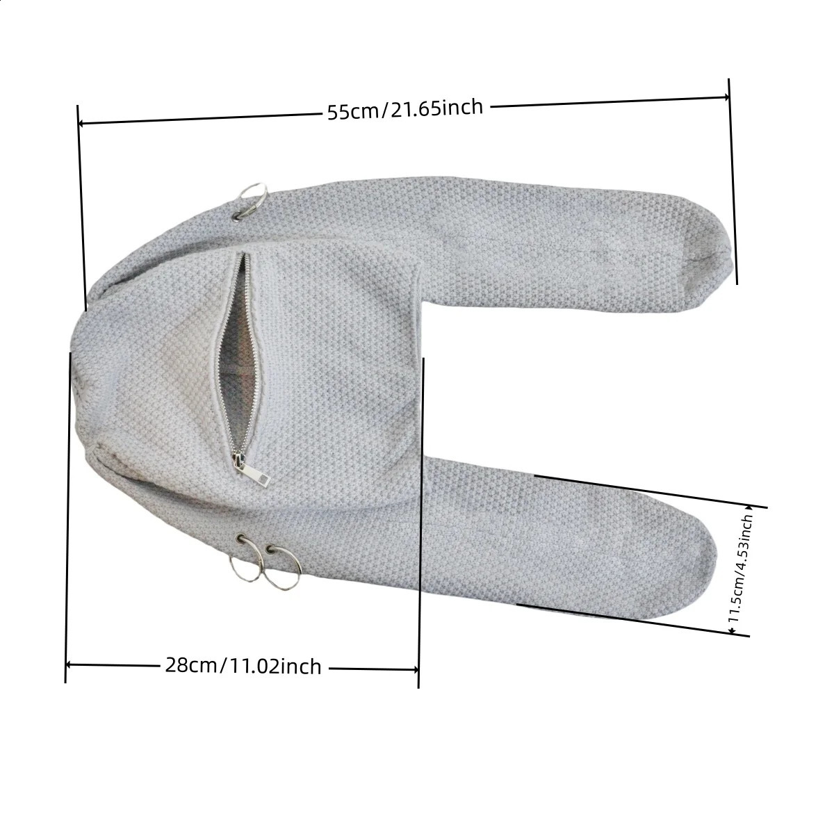 Ladies Color blocked Big Rabbit Ear Hat Cute Knitted Wool AutumnWinter Warm Flip Party Versatile Casual Little 241105