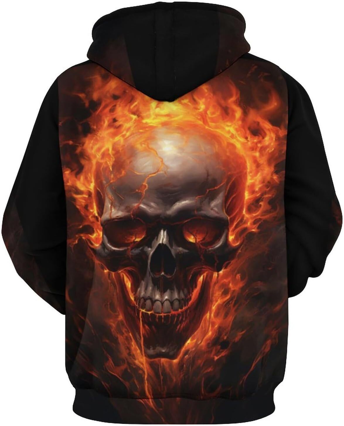Hoodie for Mens Womens 3D Printed Skull Fashion Sweatshirt,Halloween Costumes for Men Graphic Hoodies sweatshirt Pullover Long Sleeve Fashionable, coo