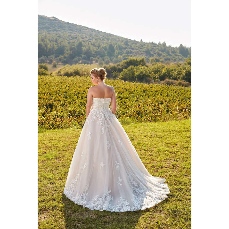 Plus New Designer Size Country Style Lace Dresses Sweetheart Applique Or Length Elegant Wedding Dress Bridal Gown Vestidos