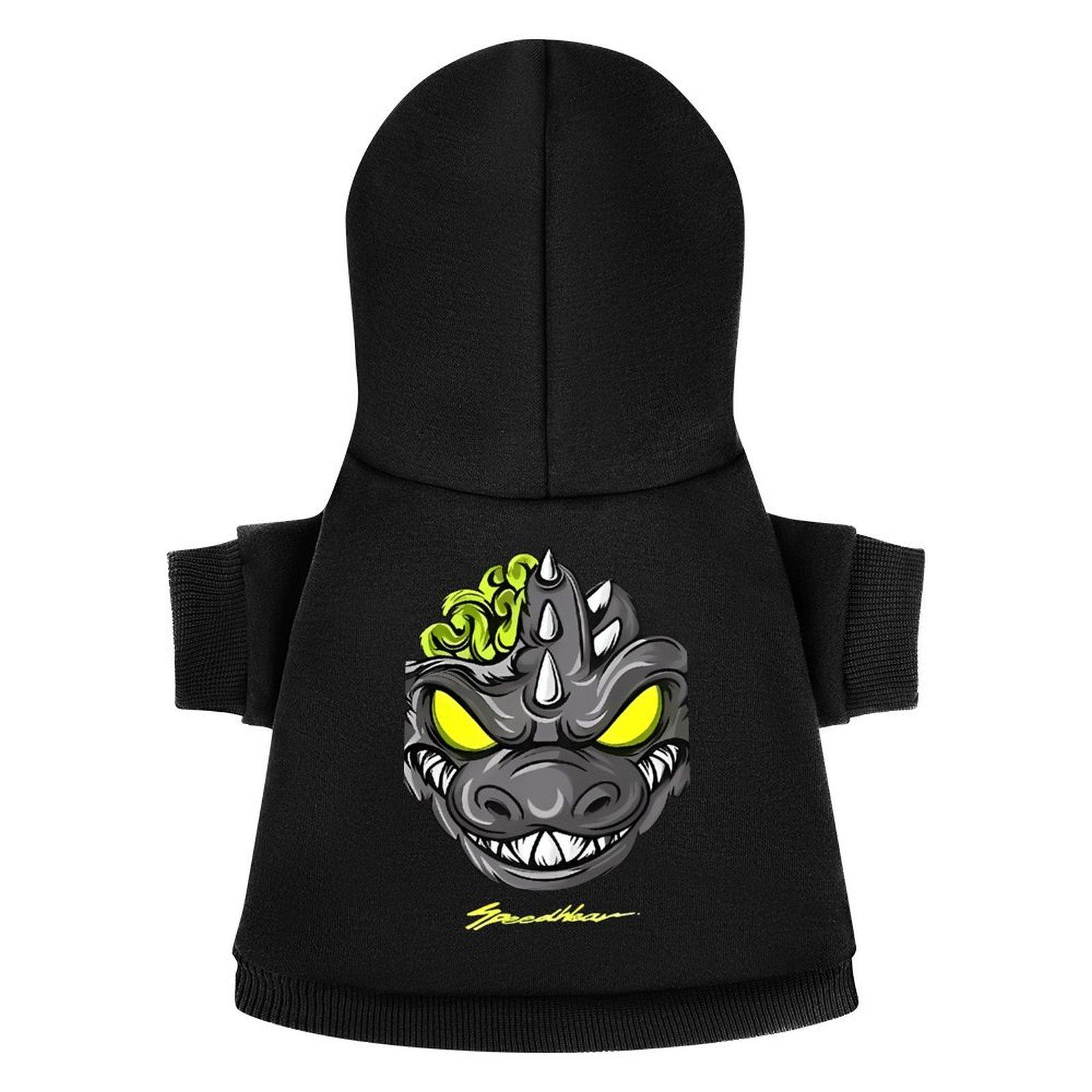 Custom Hoodie Dog Pet Sleeve Casual Dog Clothes Hoodie Cartoon Print Terylene health cloth Wholesale Pet Hoodie